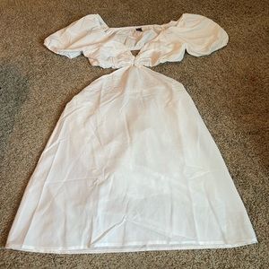 White summer dress